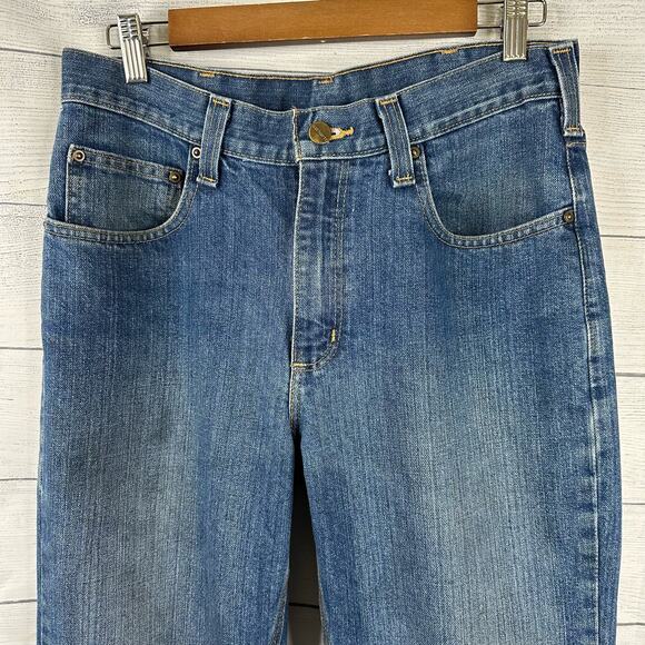 Carhartt Mens 32x32 Straight Leg Traditional Fit Elton Jean Trailblazer 101496 - Picture 3 of 10